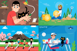 create vector resizable illustrations for your website
