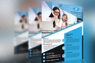 design uncommon and unique business flyer or brochure