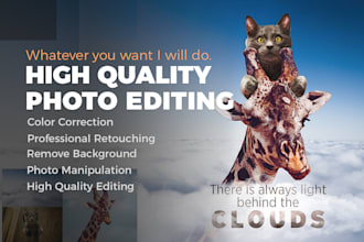 do high quality photo editing