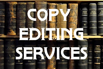 copy edit your fiction for a low cost as a pro writer