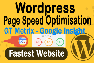 do wordpress page speed optimization and improve load time