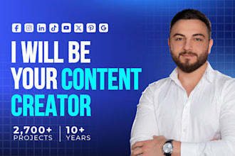 create content for your social media accounts