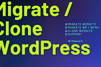 migrate wordpress, multisite network, clone, backup, staging