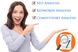 provide an actionable website SEO analysis report