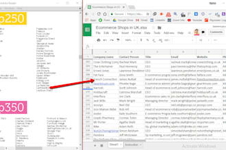 do PDF to excel conversion manually