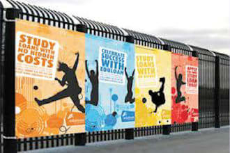 design a vinyl banner for you business or event