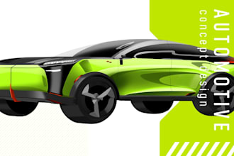 draw car concept as you ideas