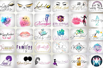 design professional feminine logo in 3 hours
