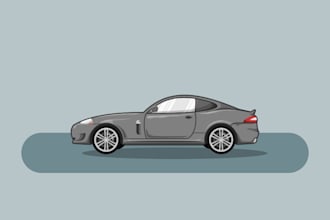 turn your car or vehicle photo to simple vector illustration