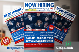 do smart digital and print design flyer in 12 hours