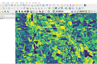 calculate ndvi and satellite images band combinations