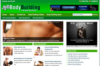 give you the materials to start a profitable fitness niche blog