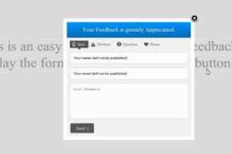 make a php feedback form for your website