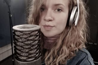 record HQ backing vocals harmonies in the studio