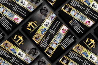 create a professional photography and videography flyer within 15 hours