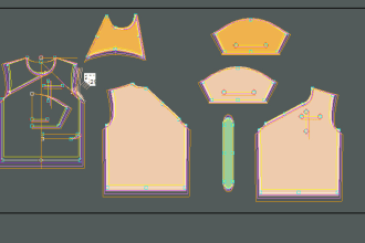create sewing pattern design