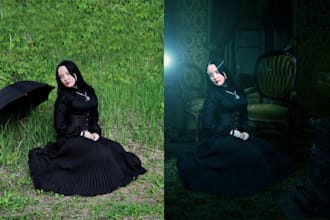 do professional photoshop job for you