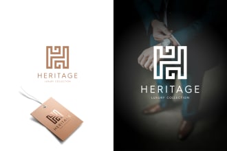 design luxury fashion logo and social media kit