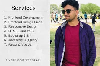 be the frontend developer of your website