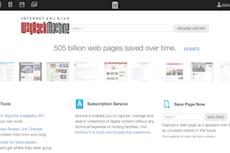 restore your website from webarchive