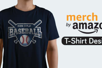 design t shirt for merch by amazon