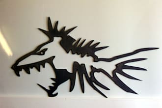 trace vectors and convert to cad file for laser cutting