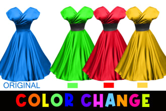 change the color of anything in photoshop