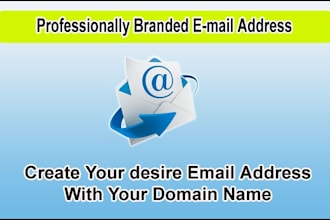 setup an email with your domain