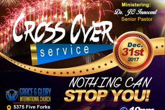design amazing church flyer and poster