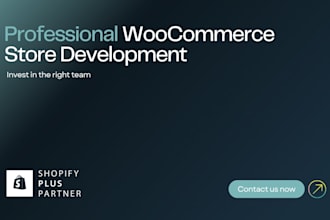 construct and design a woocommerce wordpress website