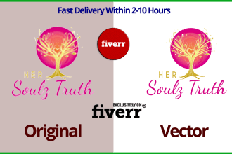 recreate any icon, logo, mark, into vector just in few hours