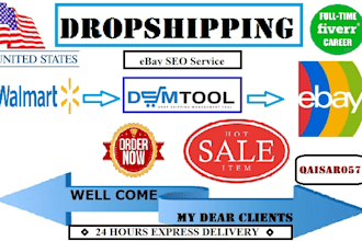 do walmart to ebay drop shipping listings