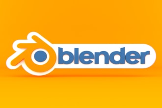 make 3d model and 3d rendering, for you using blender