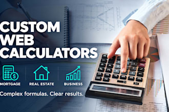 create a custom online calculator or form for your website