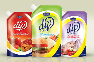 do awesome product packaging label design logo box cover brand