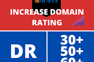 increase ahrefs domain rating DR 60 plus