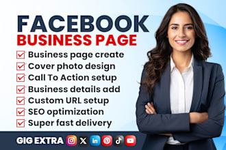 do business facebook page create and setup, fb fan page, social media setup