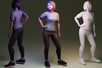 create 3d character models