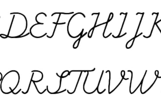 make a hand writing about anything