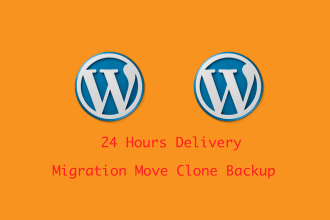 migration, clone, setup, backup and restore a wordpress site