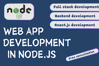 build web app with nodejs, reactjs, typescript, mern stack
