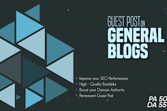 do a guest post in da50 blogs