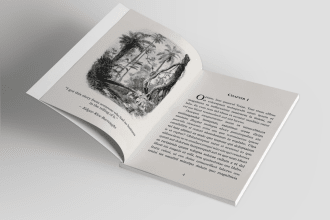 design book interior layout and cover for KDP