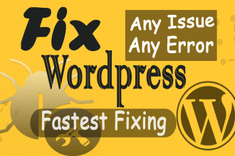 fix wordpress website issues errors extra fast