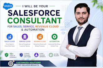 be your salesforce consultant for CRM setup,  customization, and automation