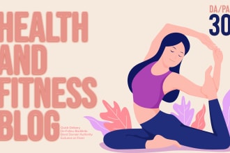 do guest post in HQ health and fitness blogs