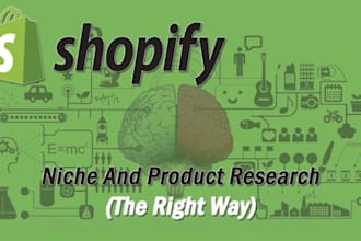 do product research  in any niche you want
