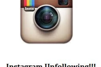 unfollow 1,000 people you are following on Instagram