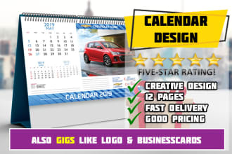 make a custom calendar with your photos or company logo