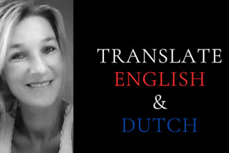 translate dutch and english texts